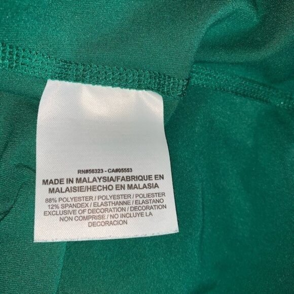 Nike Dri-Fit Green Long-Sleeve Running Shirt W/ Reflective Accents - S - Picture 6 of 11